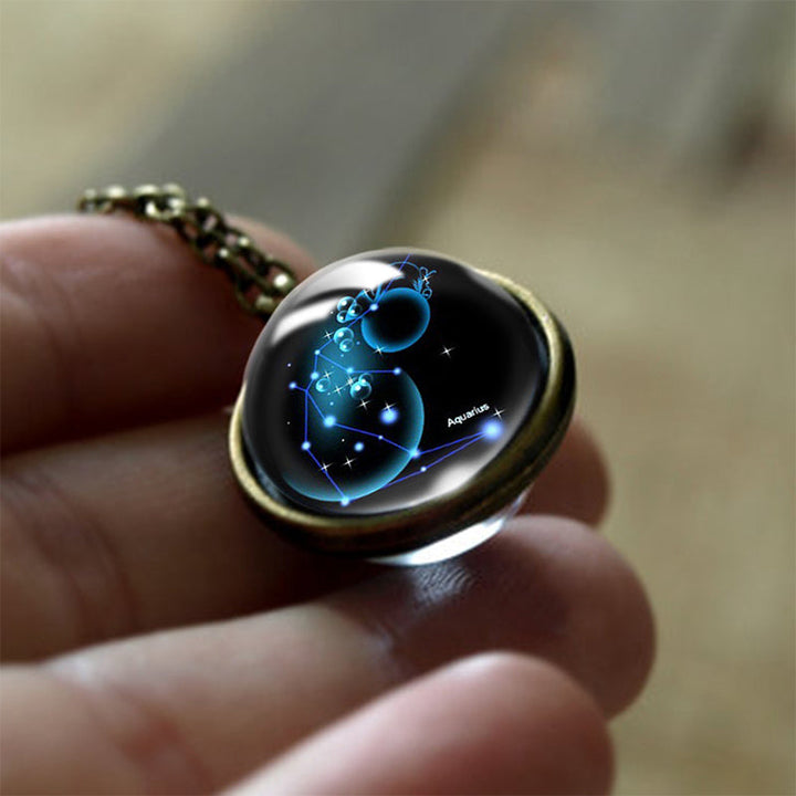 Glazen 12 Sterrenbeeld Beschermende Hanger - Sofia