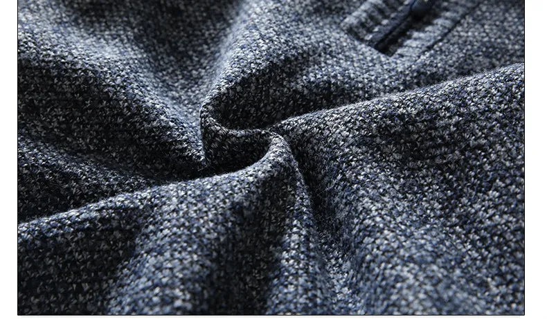 Lunero Eindhoven™ Bart Trui | Wollen trui met halve rits