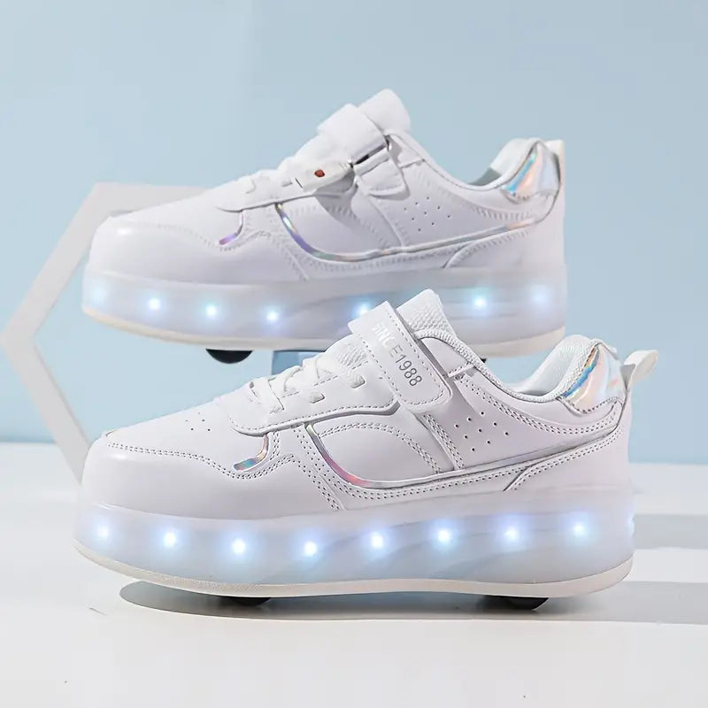 Glijd in Stijl met Velo – Sneakers met Wieltjes en Lichtgevende Zolen