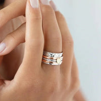 Draaiende Hart Ring - Amara