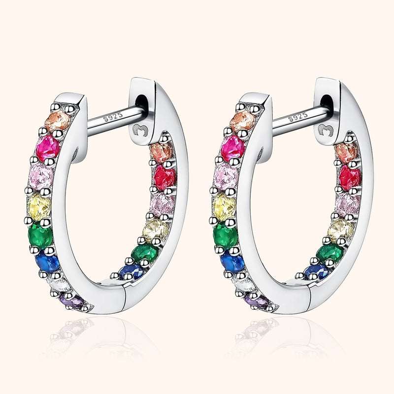 Regenboog Creolen - Sofia