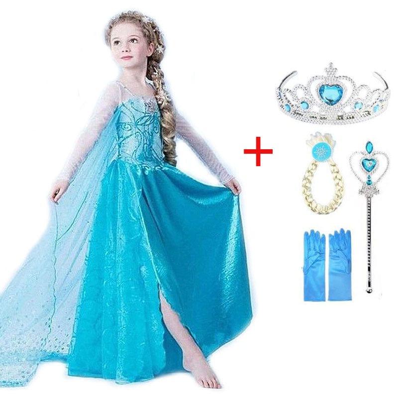 Blauwe Prinsessenset Kind – LunaBelle