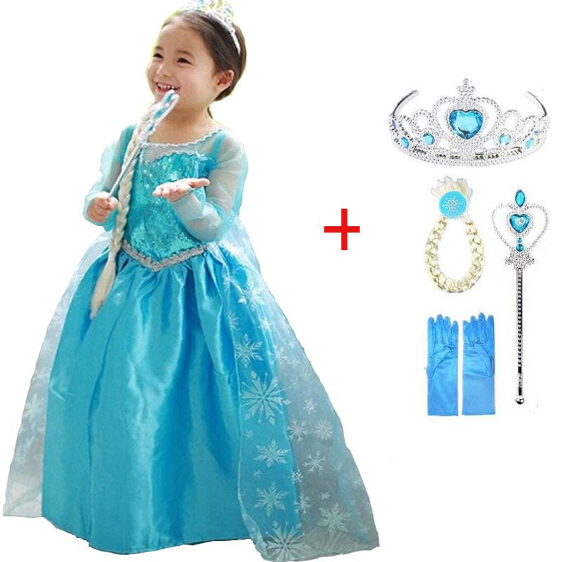 Blauwe Prinsessenset Kind – LunaBelle