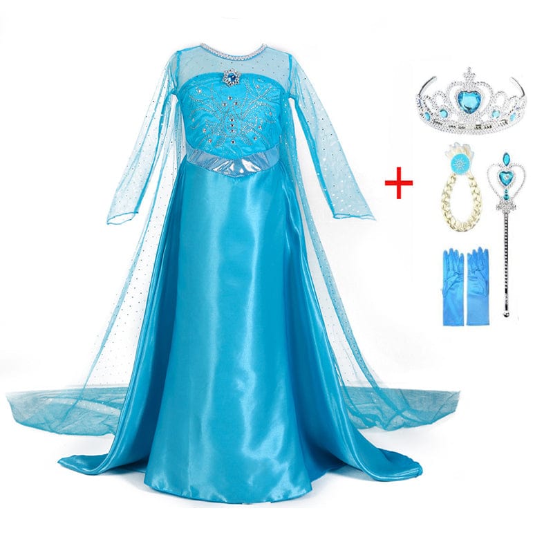 Blauwe Prinsessenset Kind – LunaBelle