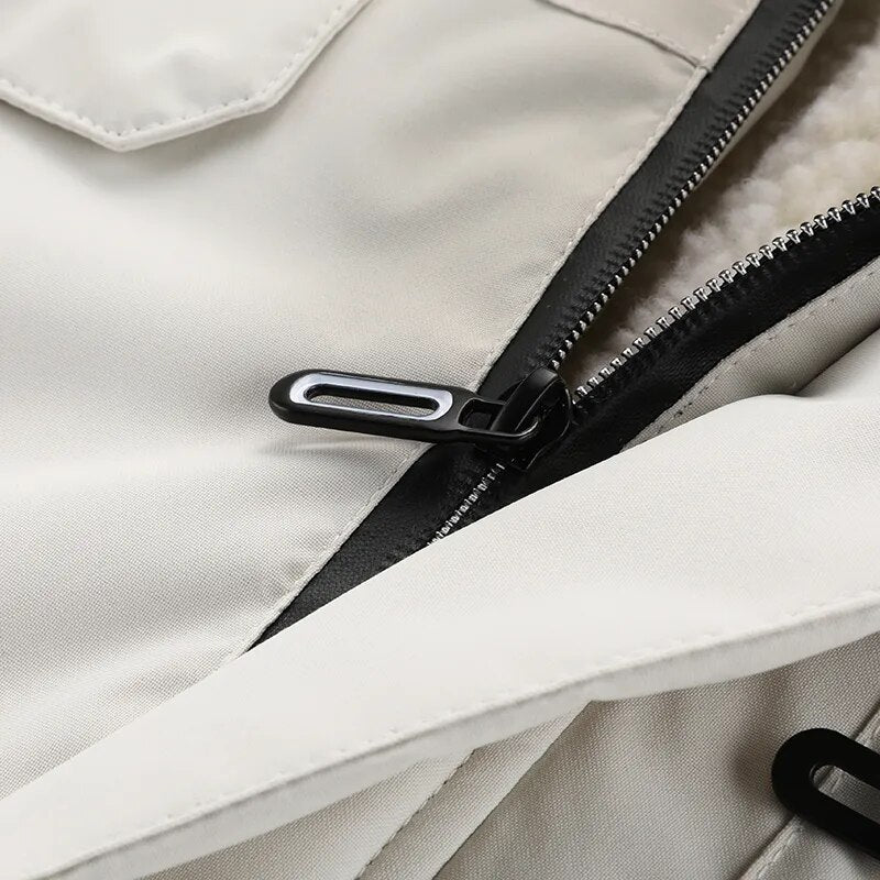 Lunero Eindhoven™ Winterparka met Fleecevoering | Winddicht jack met capuchon