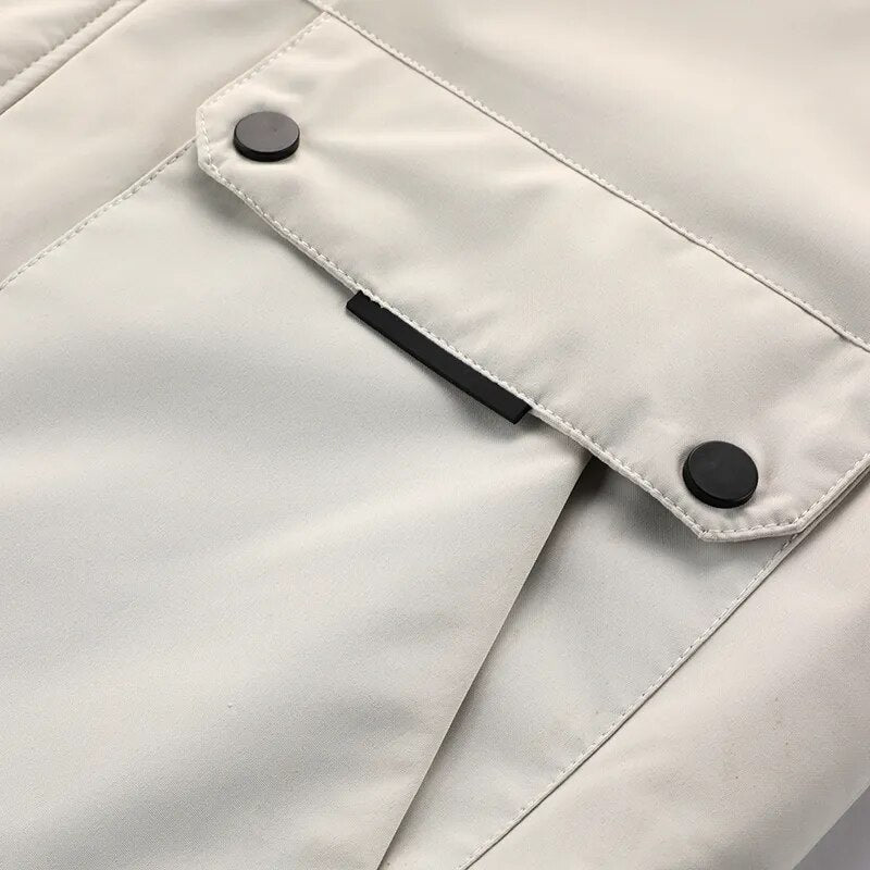 Lunero Eindhoven™ Winterparka met Fleecevoering | Winddicht jack met capuchon