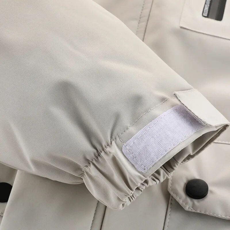 Lunero Eindhoven™ Winterparka met Fleecevoering | Winddicht jack met capuchon