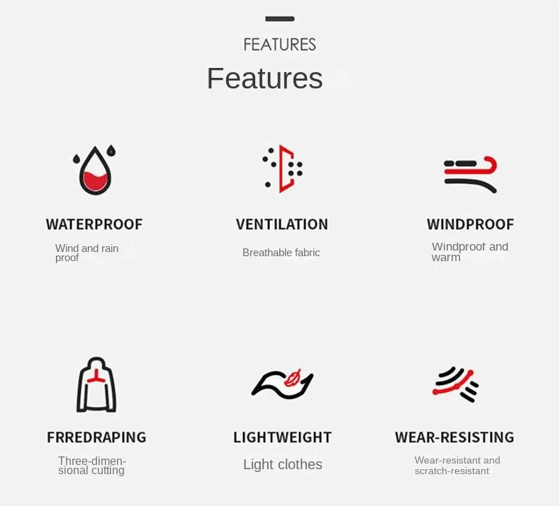 Lunero Eindhoven™ Ultralekka kurtka przeciwdeszczowa z kapturem