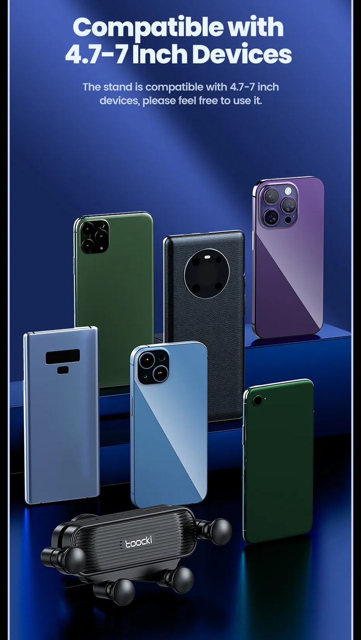 Lunero Eindhoven™ Car Holder | Op ventilatie gemonteerde mobiele telefoonstandaard