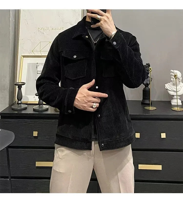 Lunero Eindhoven™ Corduroy Jas | Stoere herfst- en winterjas