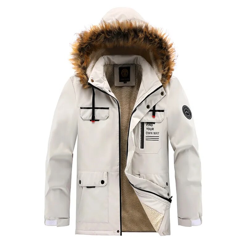 Lunero Eindhoven™ Winterparka met Fleecevoering | Winddicht jack met capuchon