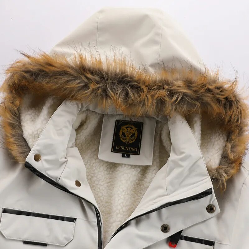 Lunero Eindhoven™ Winterparka met Fleecevoering | Winddicht jack met capuchon