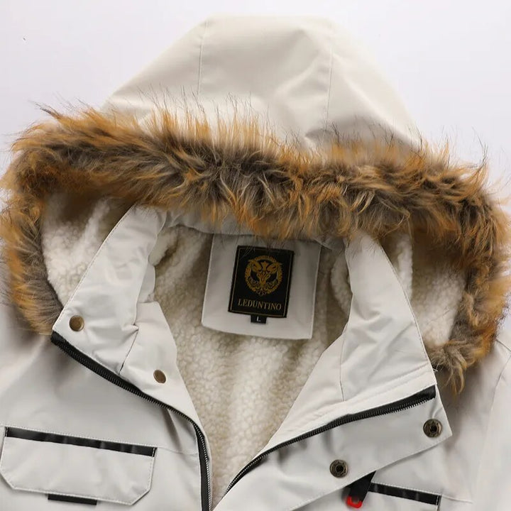 Lunero Eindhoven™ Winterparka met Fleecevoering | Winddicht jack met capuchon