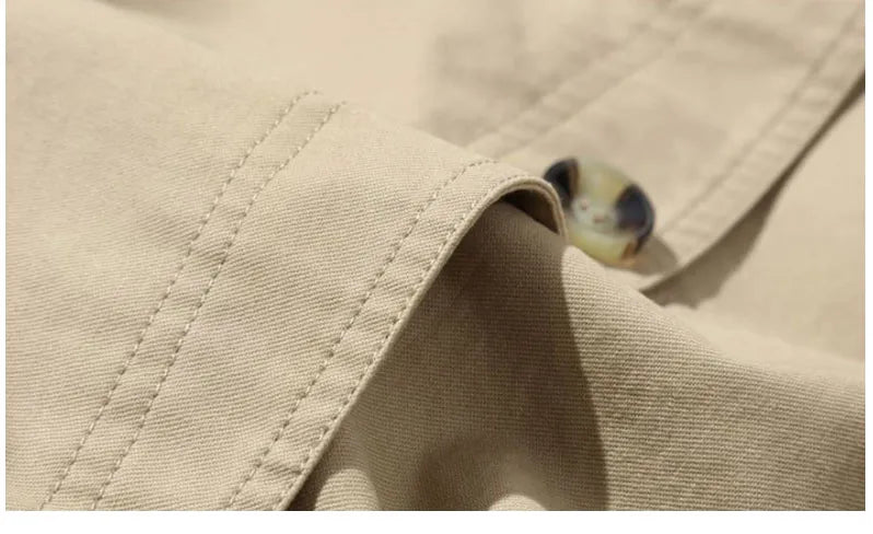 Lunero Eindhoven™ Trenchcoat | Stijlvolle lange jas