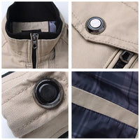 Lunero Eindhoven™ Slim Fit Windjack | Militaire stijl voor elke dag