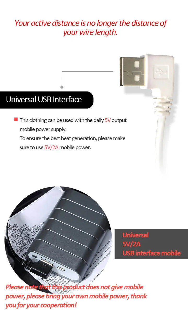 Lunero Eindhoven™ Smart Verwarmingsjas | USB-thermostaatjas