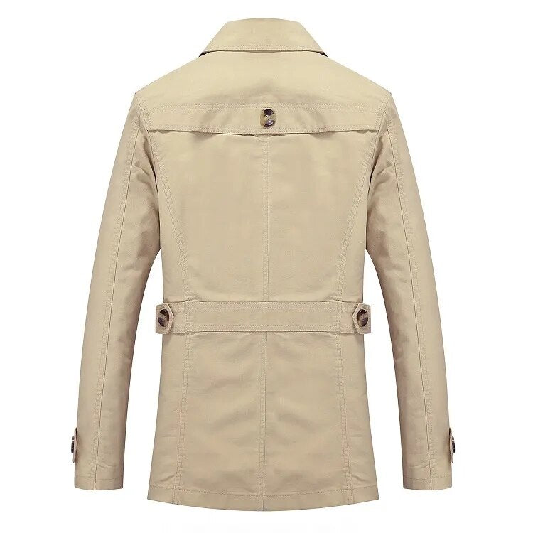 Lunero Eindhoven™ Trenchcoat | Stijlvolle lange jas
