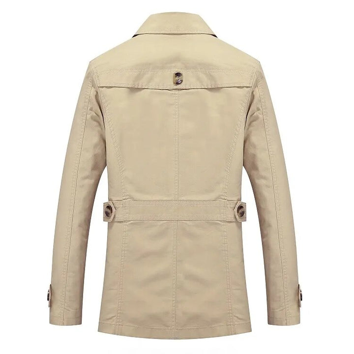 Lunero Eindhoven™ Trenchcoat | Stijlvolle lange jas