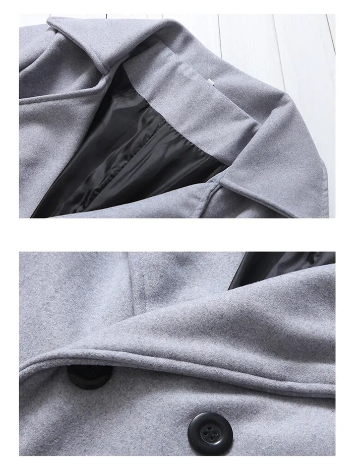 Lunero Eindhoven™ Britse Trenchcoat| Winddichte jas met dubbele rij knopen