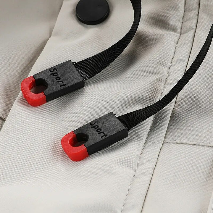 Lunero Eindhoven™ Winterparka met Fleecevoering | Winddicht jack met capuchon