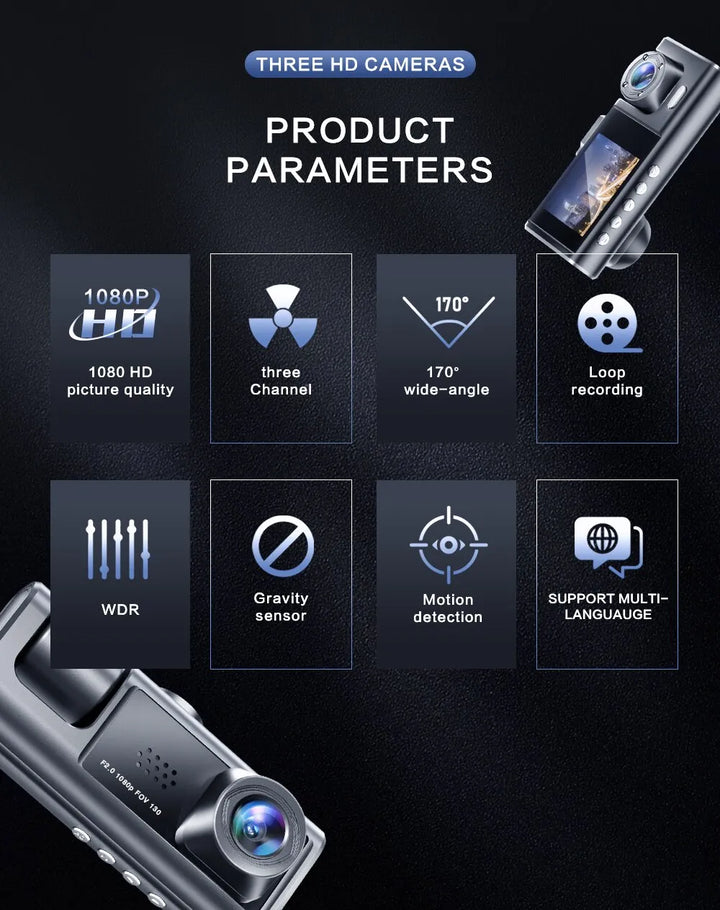 Lunero Eindhoven™ Dashcam | Met IR-nachtzicht