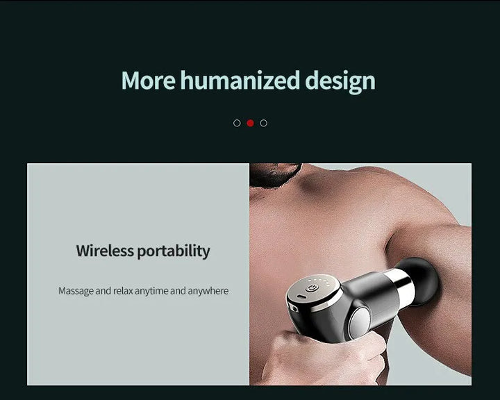 Lunero Eindhoven™ Massage Gun | Draagbaar pistoolvibratie-massageapparaat