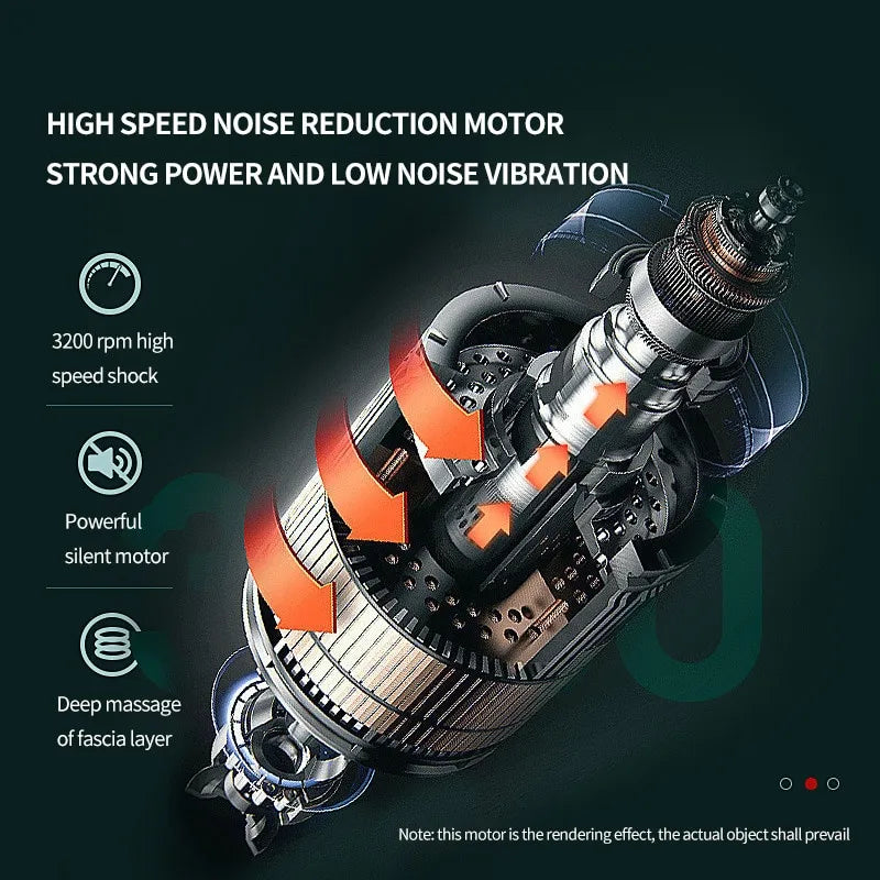 Lunero Eindhoven™ Massage Gun | Draagbaar pistoolvibratie-massageapparaat