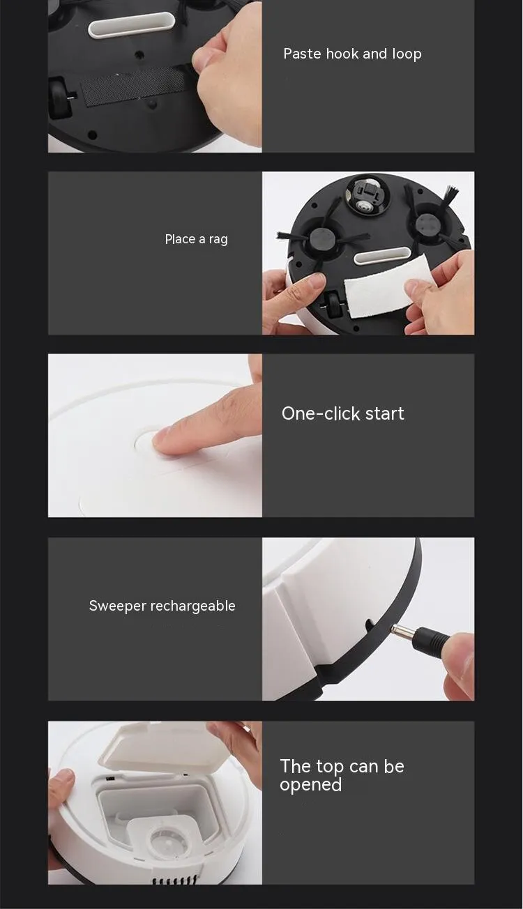 Lunero Eindhoven™ Mini Robotstofzuiger | Alles-in-één intelligente machine