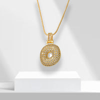 Bubble Letters Ketting met Hanger - LuxeLette