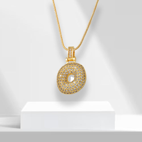 Bubble Letters Ketting met Hanger - LuxeLette