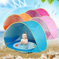 Babytent met UV-bescherming en Mini Zwembad – SunShell