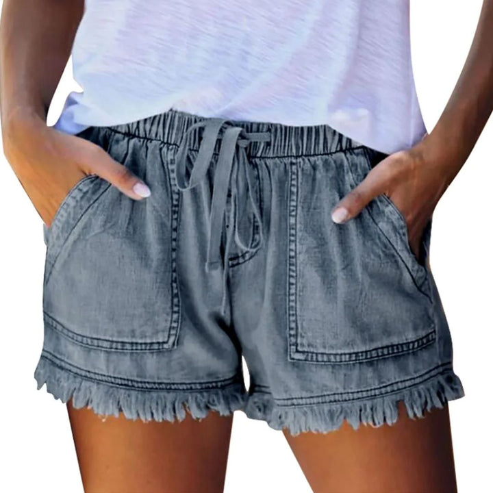 Lunero Eindhoven™ Rachel Jeans Short | Trendy & Comfortabel