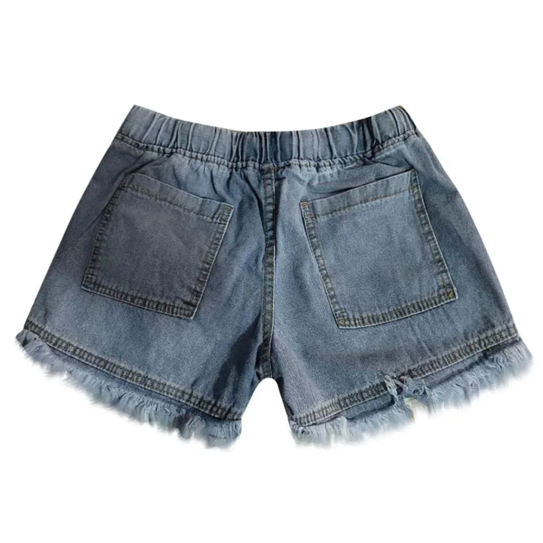Lunero Eindhoven™ Rachel Jeans Short | Trendy & Comfortabel
