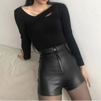 Lunero Eindhoven™ Zola Leren Short | Sexy & Stijlvol