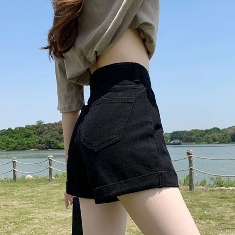 Lunero Eindhoven™ Carole Jeans Short | Trendy & Casual