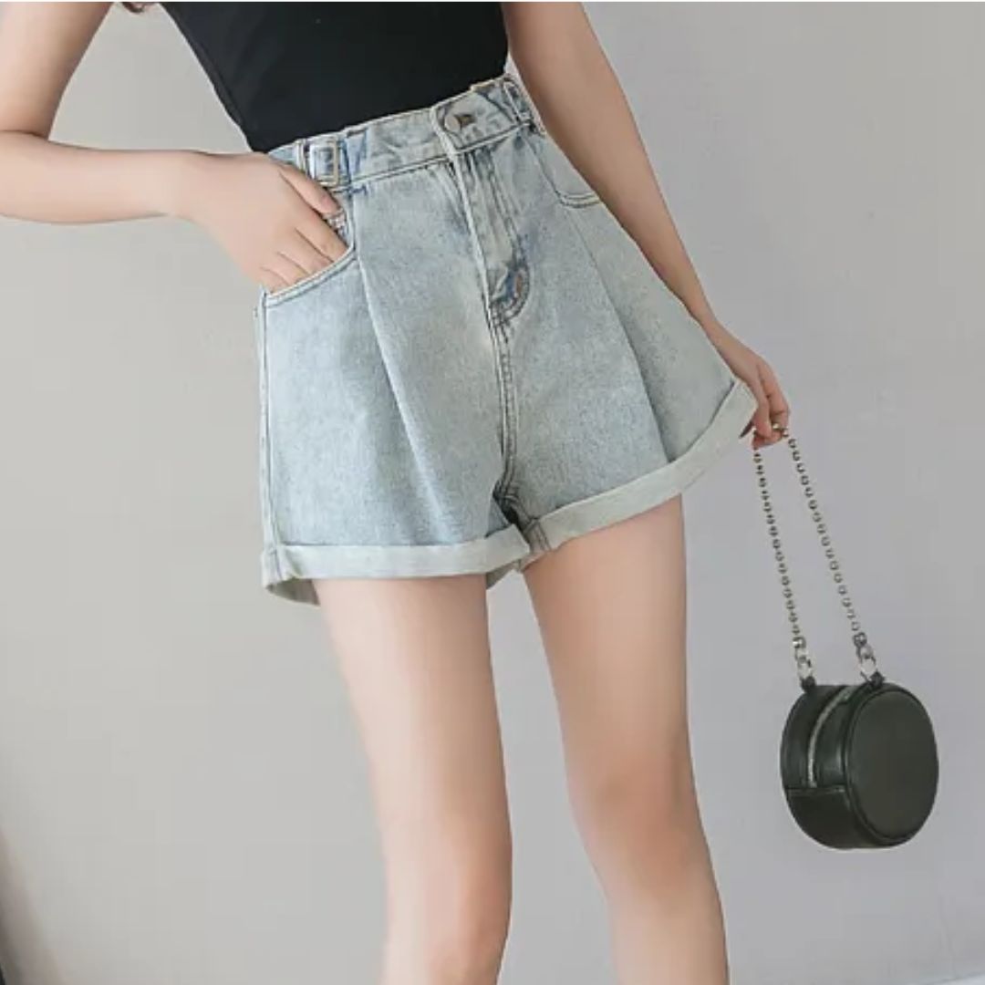 Lunero Eindhoven™ Blaire Jeans Short | Casual & Trendy