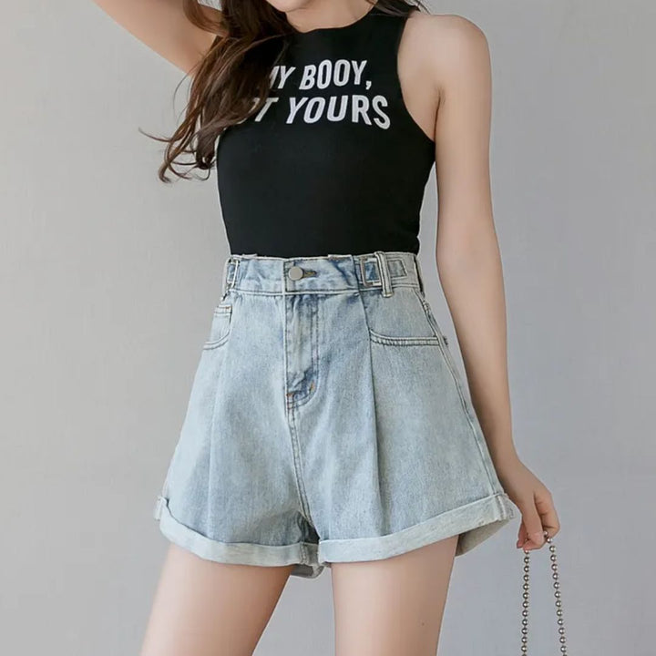 Lunero Eindhoven™ Blaire Jeans Short | Casual & Trendy