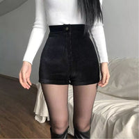 Lunero Eindhoven™ Leah Ribfluweel Short | Hoge Taille & Stretch