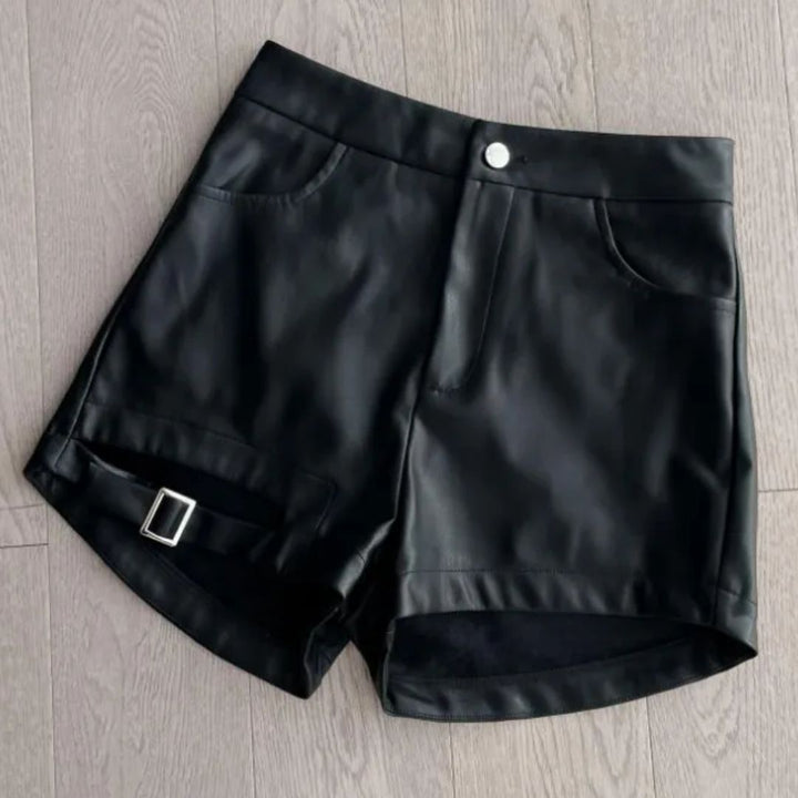 Lunero Eindhoven™ Naomi Leren Short | Gotisch & Trendy