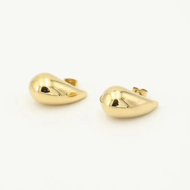 Lunero Eindhoven™ Gouden Teardrop Oorbellen (25 mm) | Veelzijdig & Trendy
