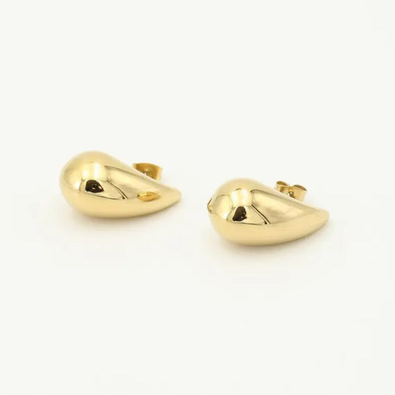 Lunero Eindhoven™ Gouden Teardrop Oorbellen (25 mm) | Veelzijdig & Trendy