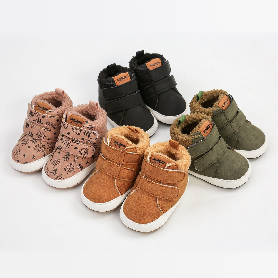Warme Babyboots Noor met Klittenband – Klaar voor Elke Winterdag!
