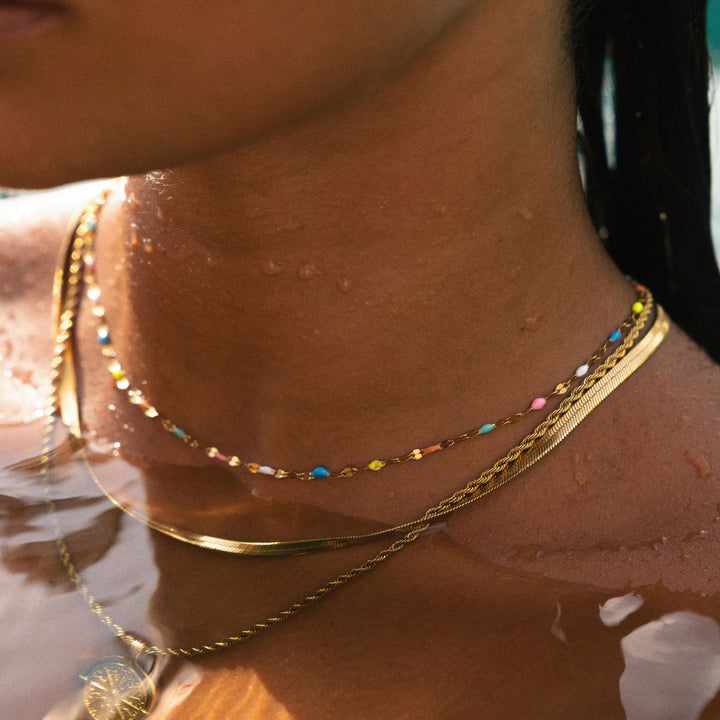 Regenboog Choker - Selina