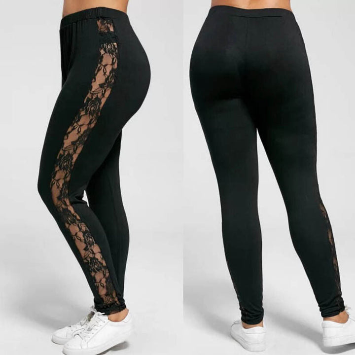 Lunero Eindhoven™ Jet Plus Size Fitnesslegging | Uniek & Stijlvol
