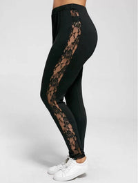 Lunero Eindhoven™ Jet Plus Size Fitnesslegging | Uniek & Stijlvol