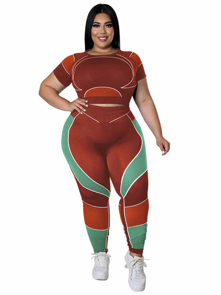 Lunero Eindhoven™ Alessandra Plus Size Sportset | Sportief & Stijlvol