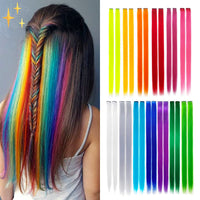 Clip-in Regenboog Hair Extensions – Ruby