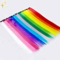 Clip-in Regenboog Hair Extensions – Ruby