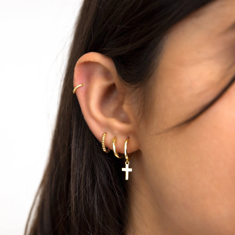 Oorbellen met Kruishanger - Aurelia