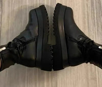 Dames Platform Chelsea Enkellaarsjes Met Warme Voering – Liora